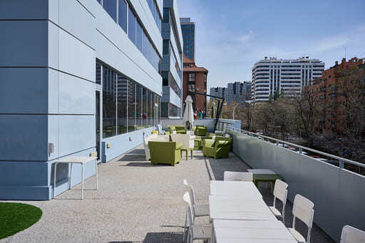 Zona networking Talent Garden Madrid